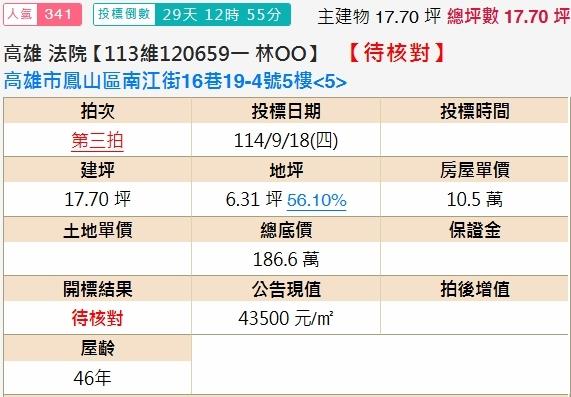 高雄法拍屋法拍-1