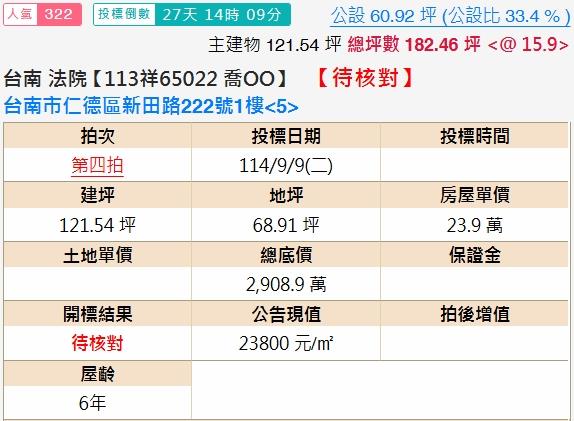 台南仁德法拍屋法拍-1