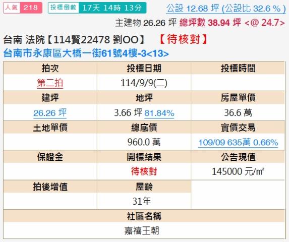 台南法拍法拍屋-1