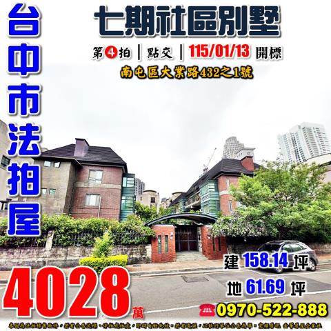 臺中市南屯區大業路432之1號