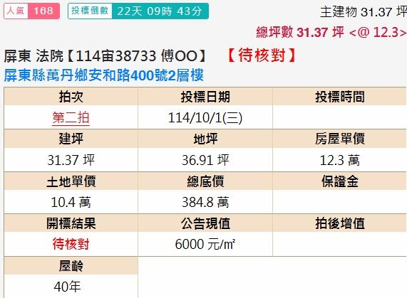 屏東拍賣法拍屋-1