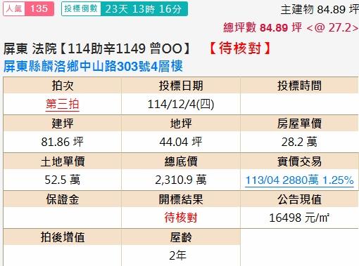麟洛拍賣法拍屋-1