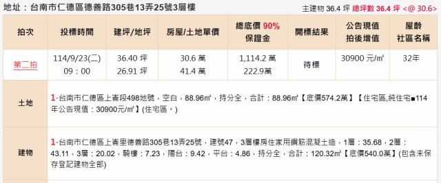 台南法拍法拍屋-1