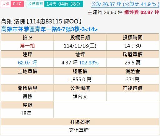 苓雅法拍屋法拍-1