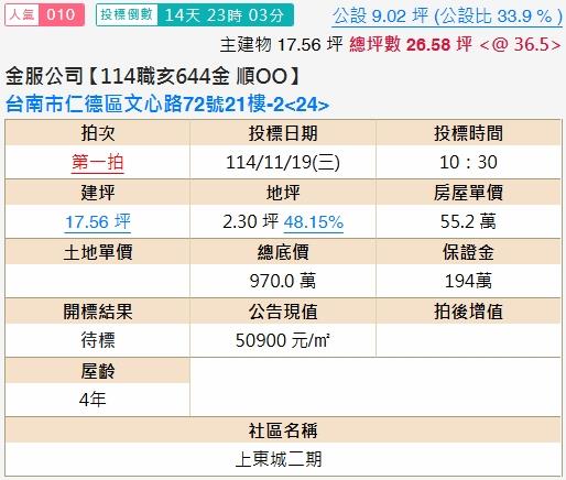 台南仁德法拍法拍屋-1