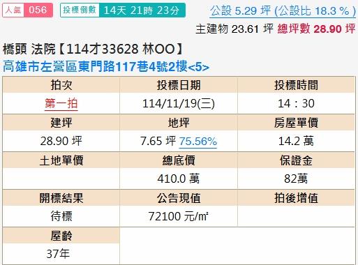 左營法拍屋法拍-1