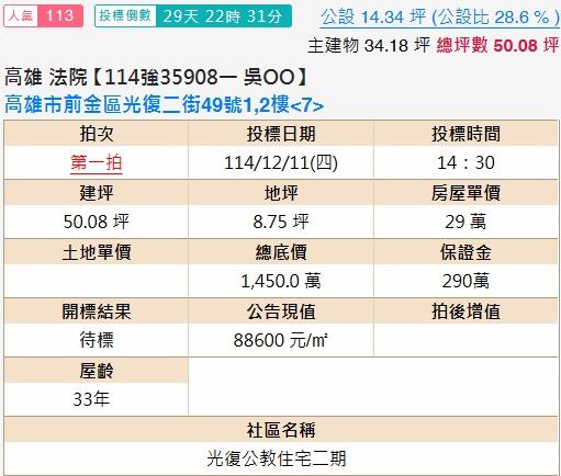 前金法拍法拍屋-1