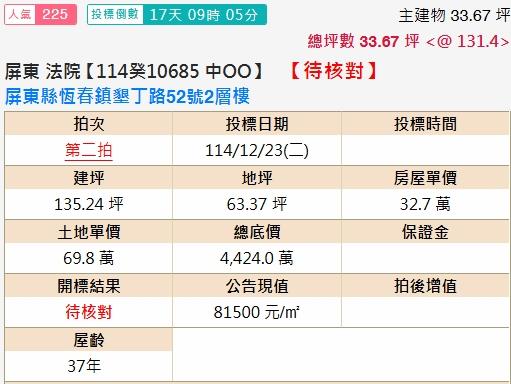 屏東法拍法拍屋-1