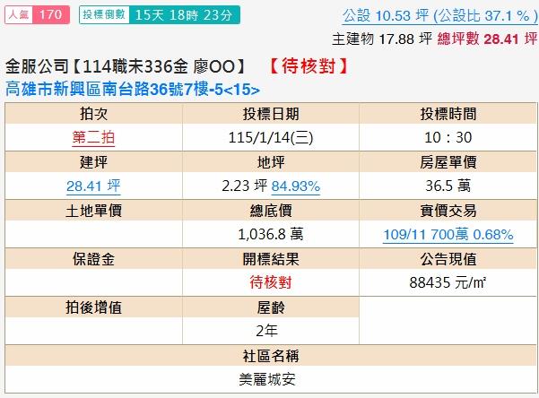 高雄法拍法拍屋-1