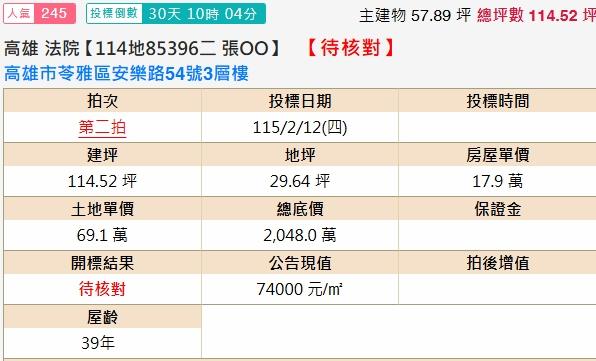 苓雅法拍屋法拍-1