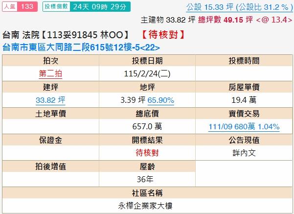 東區法拍屋法拍-1