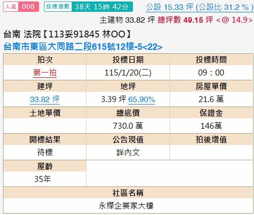 東區法拍屋法拍-1