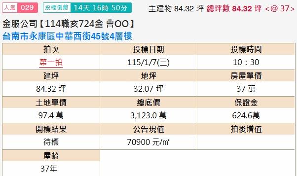 永康法拍屋法拍-1