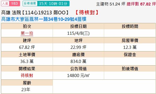 高雄法拍法拍屋-1
