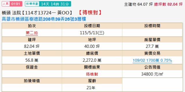 橋頭法拍法拍屋-1