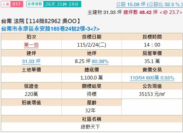 永康法拍法拍屋-1