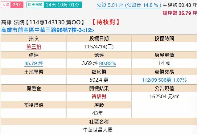 前金法拍法拍屋-1