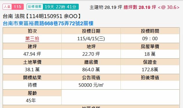 東區法拍屋拍賣-1