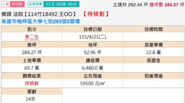 楠梓法拍法拍屋-1
