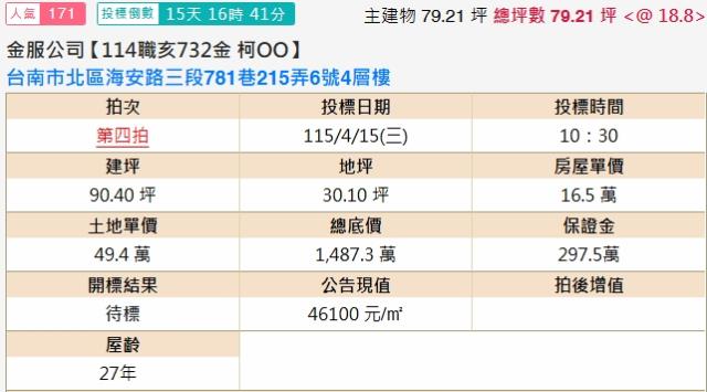 北區法拍屋法拍-1