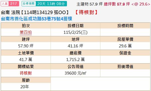台南法拍法拍屋-1