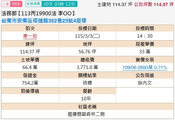 台南安南法拍法拍屋-1
