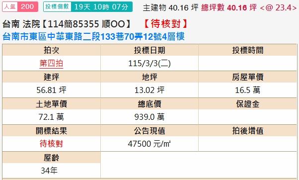 東區法拍屋法拍-1