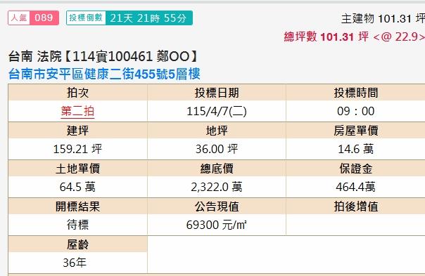台南安平法拍法拍屋-1