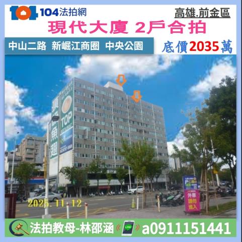 中央公園新崛江商圈大面寬大樓店面