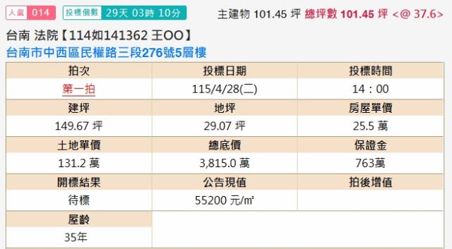 中西區法拍屋法拍-1