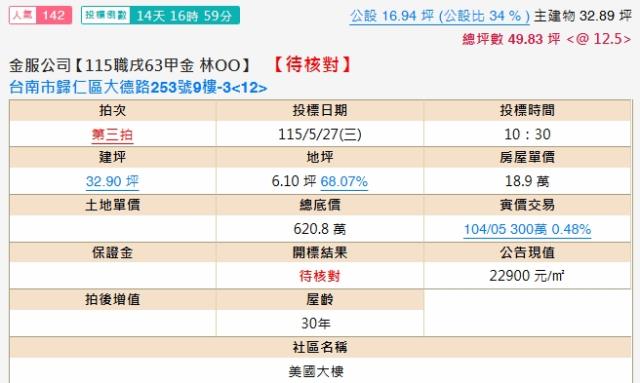 台南歸仁法拍法拍屋-1