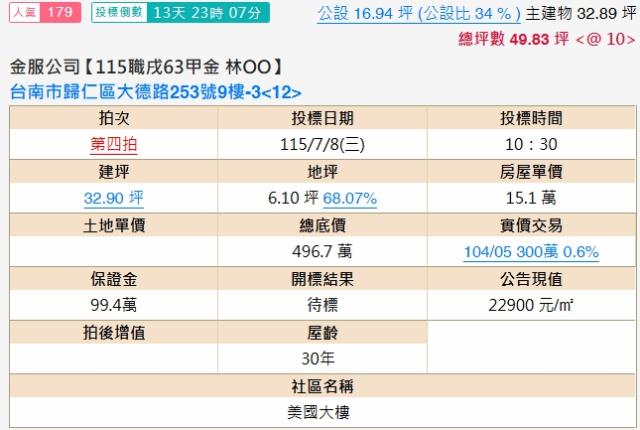 台南歸仁法拍法拍屋-1