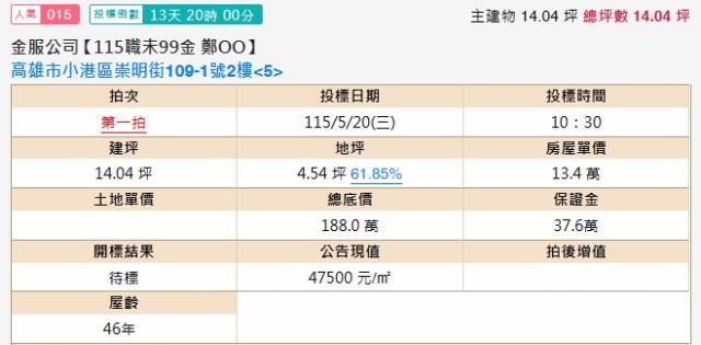 高雄法拍法拍屋-1