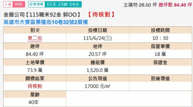 大寮法拍屋法拍-1