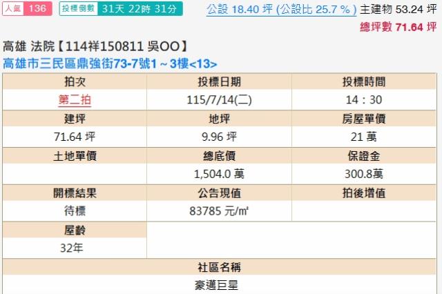 高雄法拍法拍屋-1