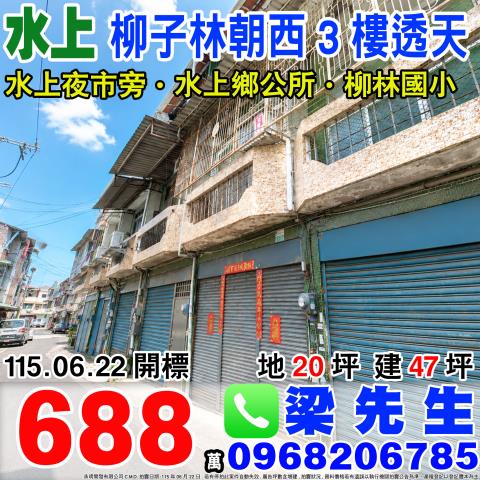嘉義新港大潭村邊間4樓透天大潭村大潭15號之17嘉義新港法拍