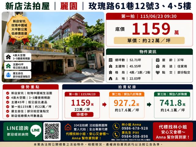 新北新店法拍屋法拍-0