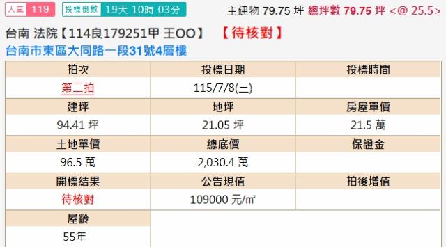 台南法拍屋法拍-1