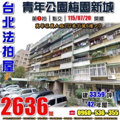 台北萬華拍賣法拍屋-0