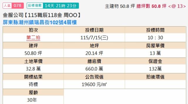 屏東潮州法拍法拍屋-1