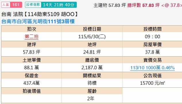 白河法拍屋法拍-1