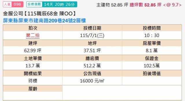 屏東屏東市法拍屋法拍-1
