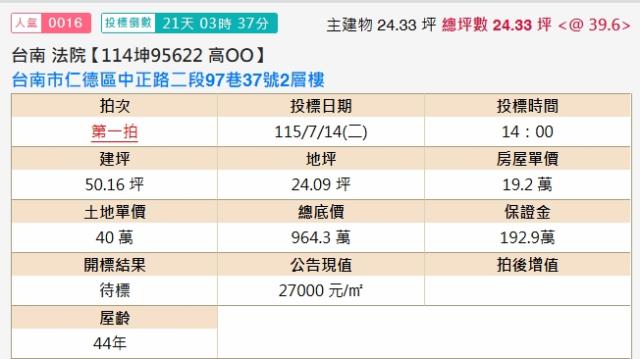 台南仁德法拍屋法拍-1
