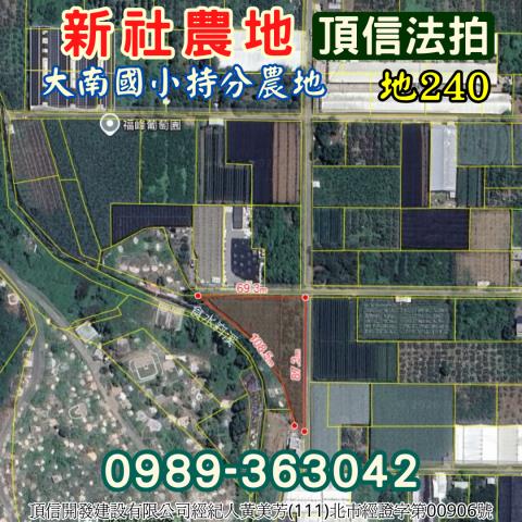 台中新社農地法拍-1